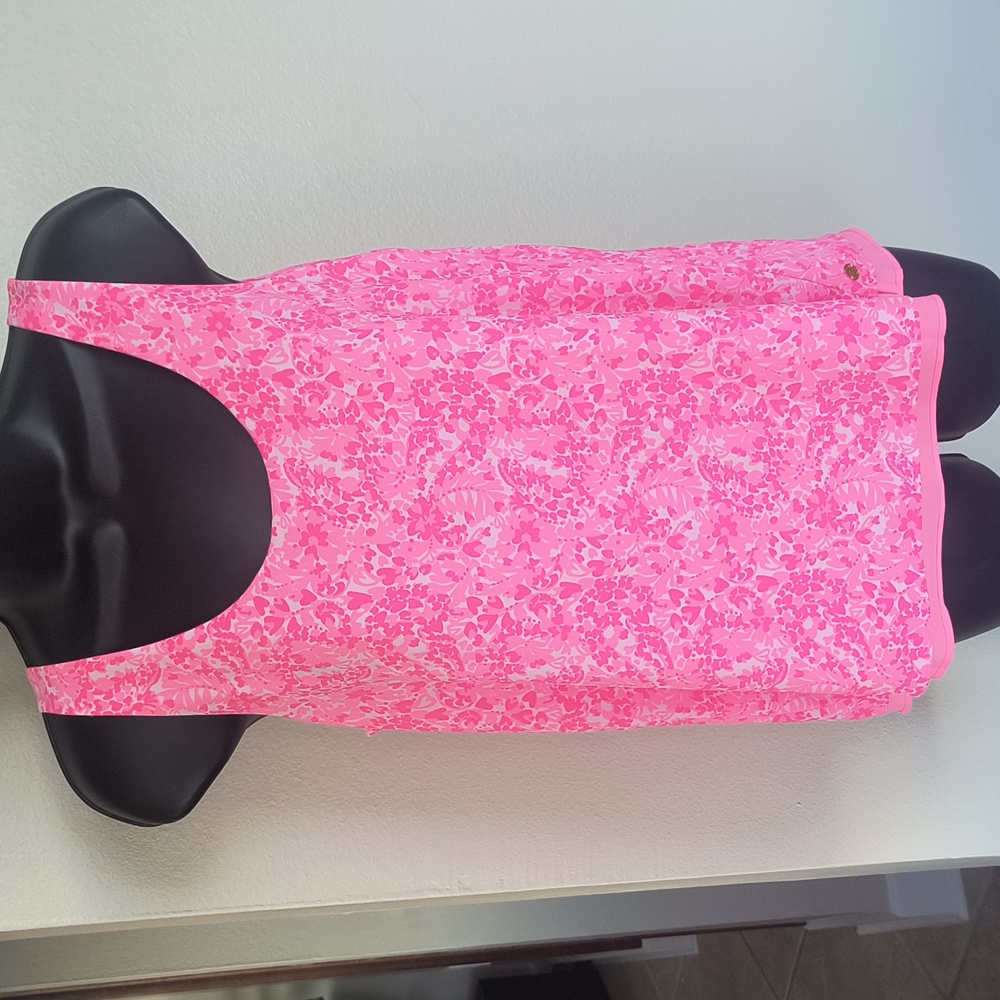 Lilly Pulitzer Vibrant Pink Floral Reversible Sleeveless Top